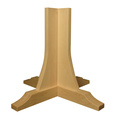 Osborne Wood Products 28 1/4 x 34 Craftsman Pedestal Base in Knotty Pine 1152P